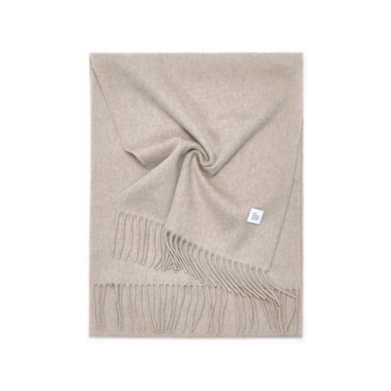 Velsey Classic 100 Cashmere Muffler [SAND BEIGE]