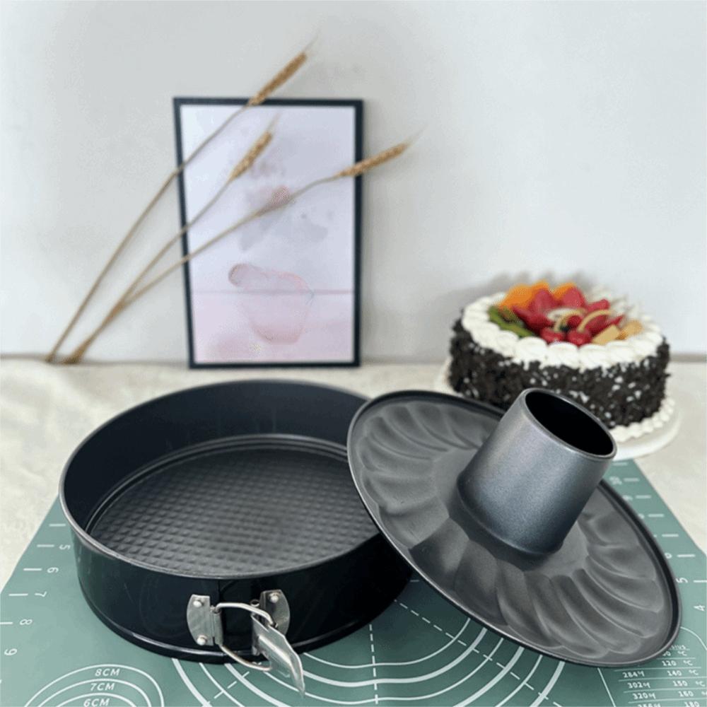 with Buckle Springform Cake Pan Detachable Bottom Cheesecake Mold 7 in Chiffon Cake Pan  Bread