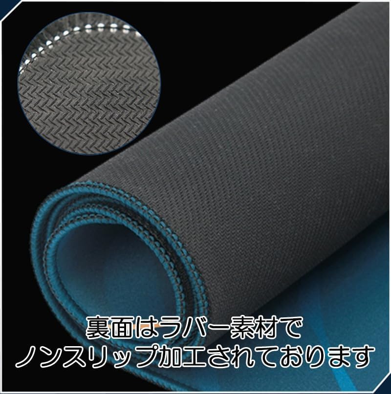 Poker Mat Texas Digital Print Rubber Mat 120x60cm +Lsm Hold'em (Blue)