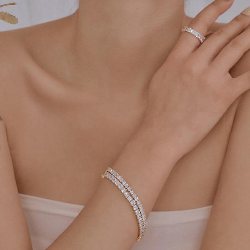 MACIER Phaeton Tennis Bracelet (Gold)