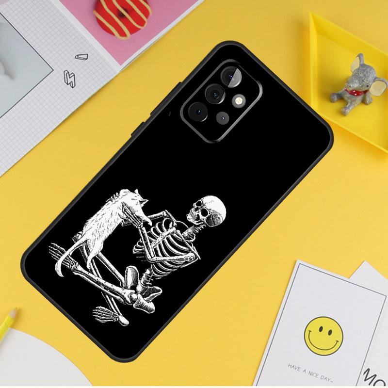 Aesthetics Skeleton Case For Samsung Galaxy A54 A34 A14 A56 A52 A53 A16 A26 A36 A55 A35 A15 A32 A12 A33 A13 A17