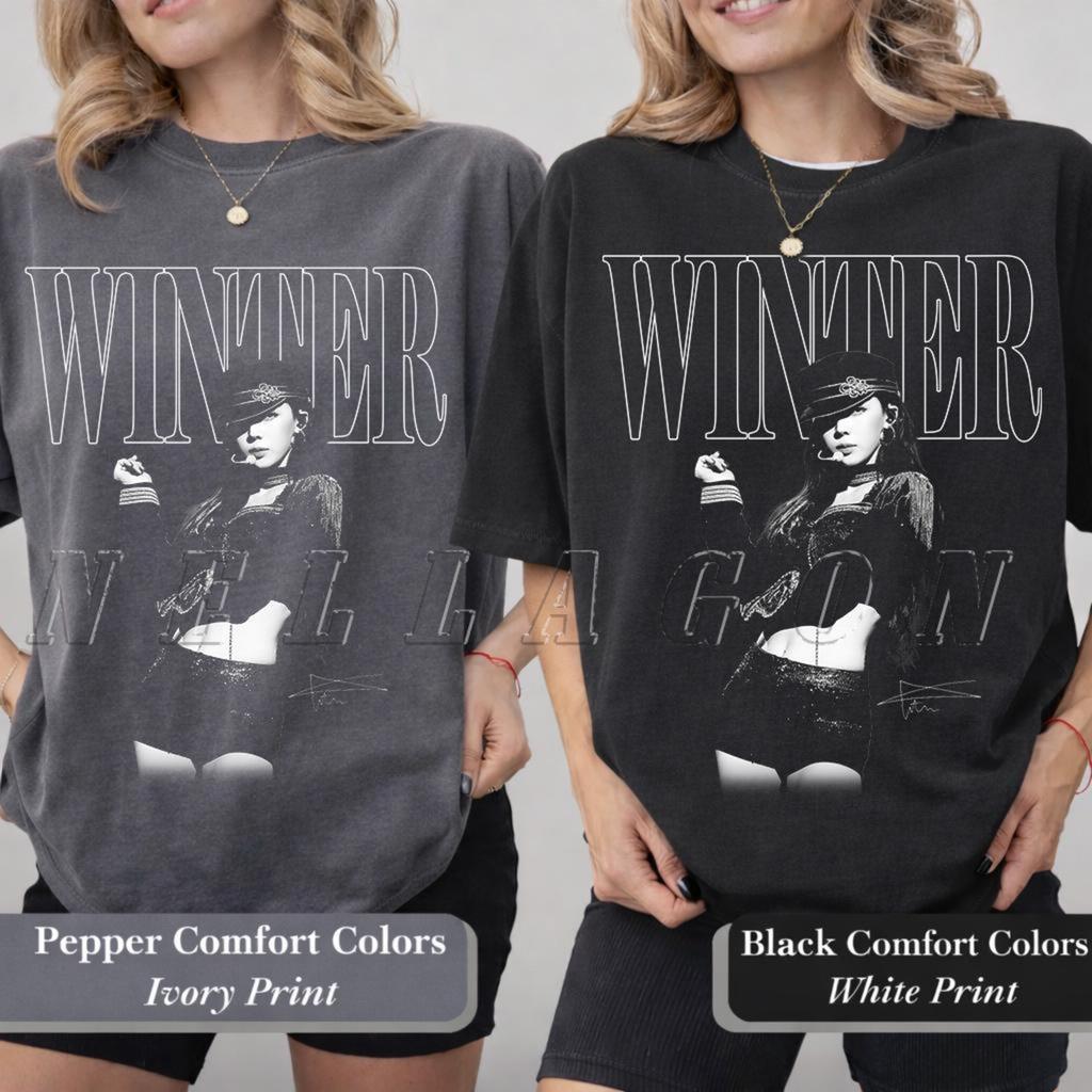 Limited WINTER Aespa Shirt: Comfort Colors Style, K-Pop Fan Apparel