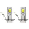 2 ks H1 LED žárovky do světlometů do auta Bez ventilátoru H3 Mlhová světla 18000Lm 30W Světlo pro denní svícení Super Jasná Mlhová světla 6500K Bílá 12V
