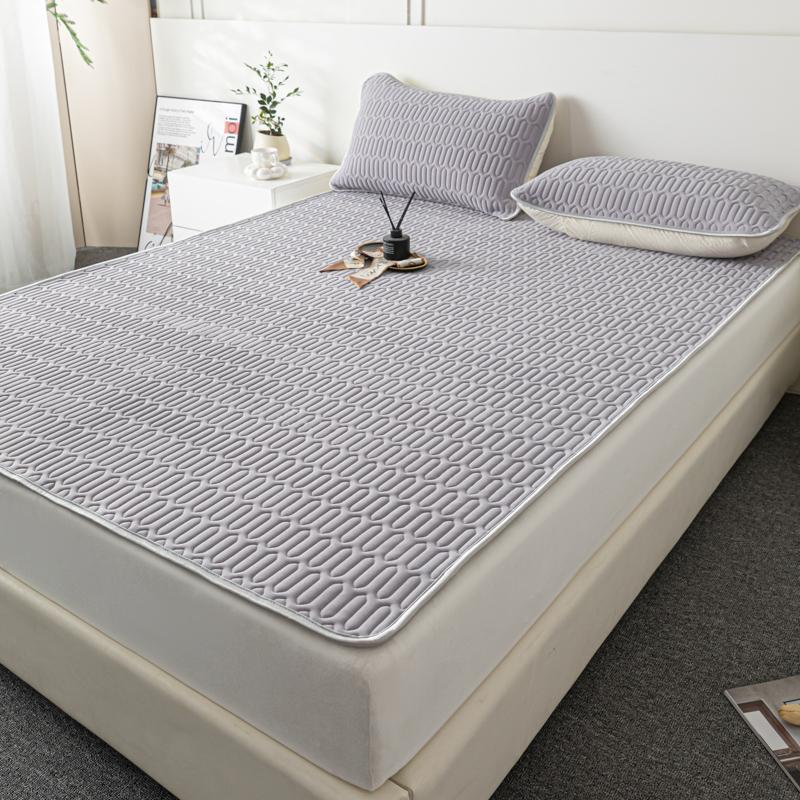 

Летний охлаждающий стеганый защитный чехол для матраса, латексный утолщенный дышащий наматрасник для односпальной кровати размера «queen-size» размера «king-size» 160x200cm 3pcs set