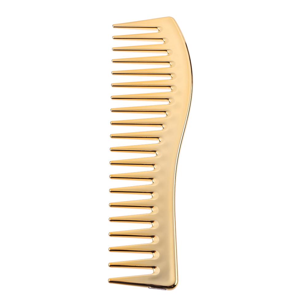 Resin Electroplating Hairdressing Comb Scalp Massage Hair Brush Large Wide Tooth Comb Detangling Comb for Men Women Salon