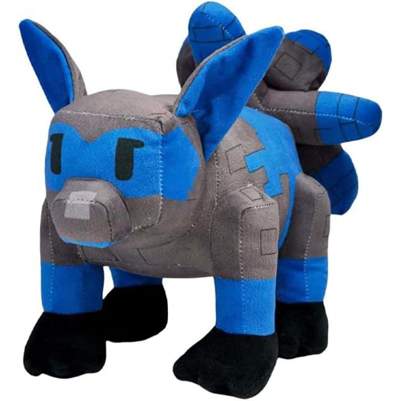 Roblox Grow A Garden Nine-Tailed Fox Plush Beautiful Toys Block Style Soft Stuffed Animals For Kids Game Fans Bedroom Playtime Companion