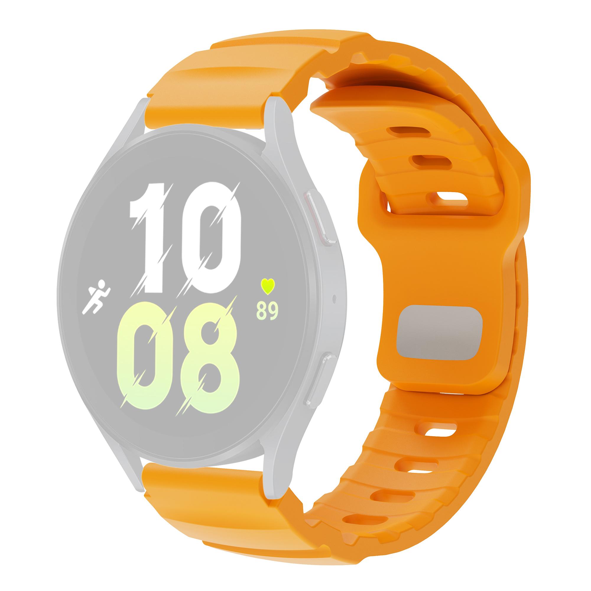

For Huawei Watch GT 5 46mm Fluorubber Strap 22mm Universal Adjustable Watch Band Yellow