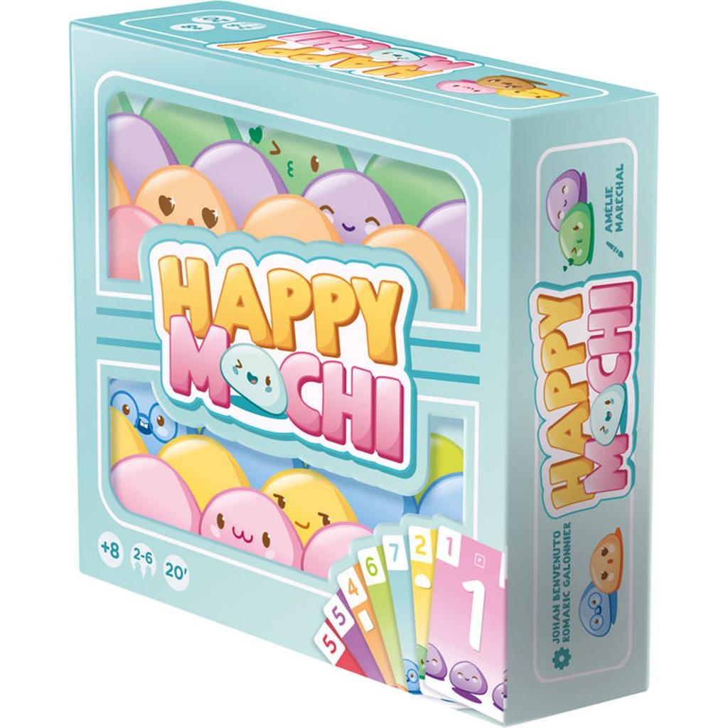 Zygomatic Jeu de cartes - Happy Mochi - Jeu de société familial - 2 a 6 joueurs - Des 8 ans - 20 min - format pratique a emporter