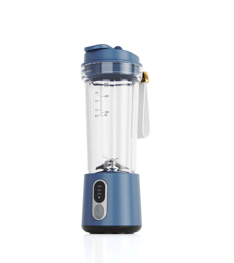 New Portable Juicer Dual-use Juice Cup USB 4000mAh Battery Indoor Outdoor Fresh Fruit Blender 2 Blade Smoothie Juice Cup Blender