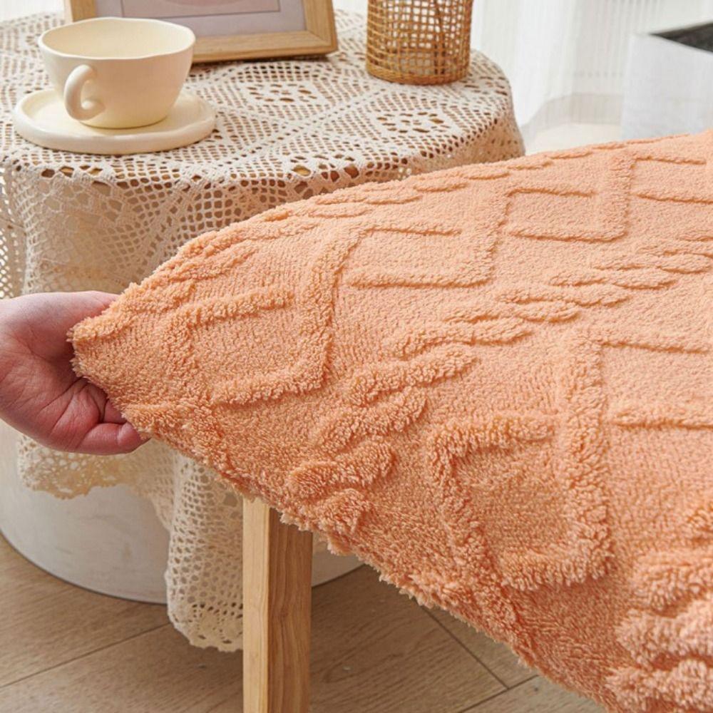 Elastic Jacquard Stretch Chair Cover Velveteen Removable Dining Chair Slipcovers House Home