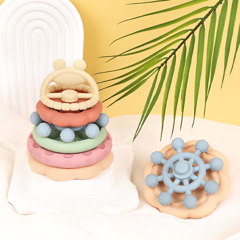 

Popular Baby & Toddler Frog Stacking Toy - Early Education Puzzle & Building Blocks