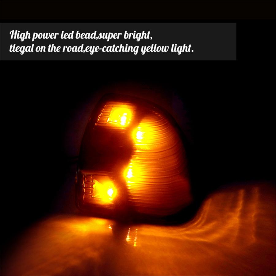 LED Side Mirror Turn Signal Lights For Dodge Ram 1500 2500 3500 Clear Lens