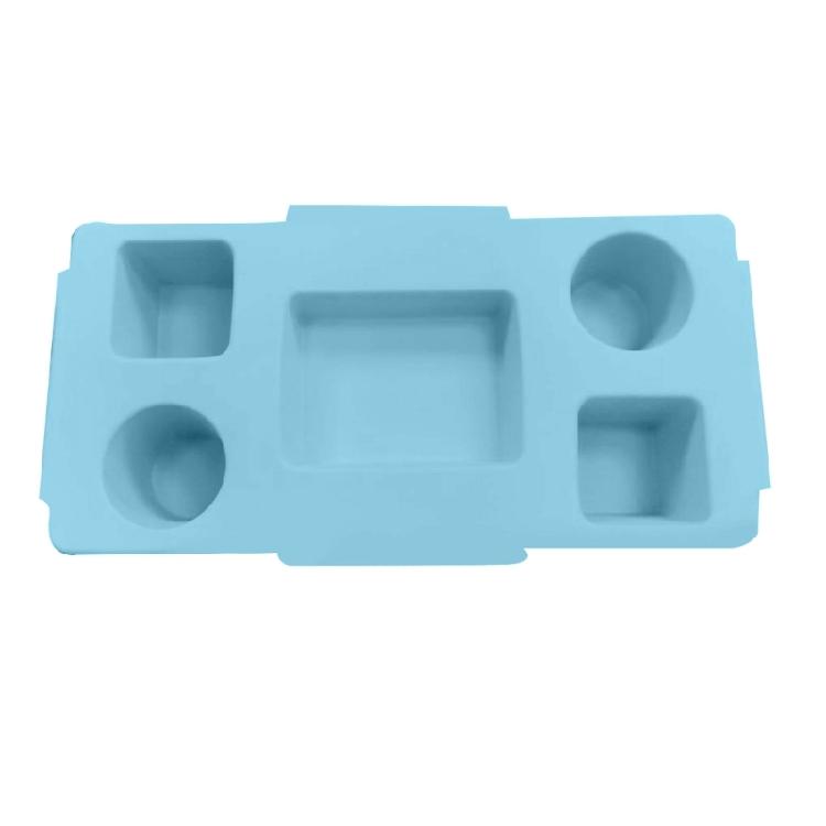 Multifunctional Bag Top Storage Tray Portable Snacks Box with 5 Compartments Phone Holder NonSlip Cup Holder Enduring