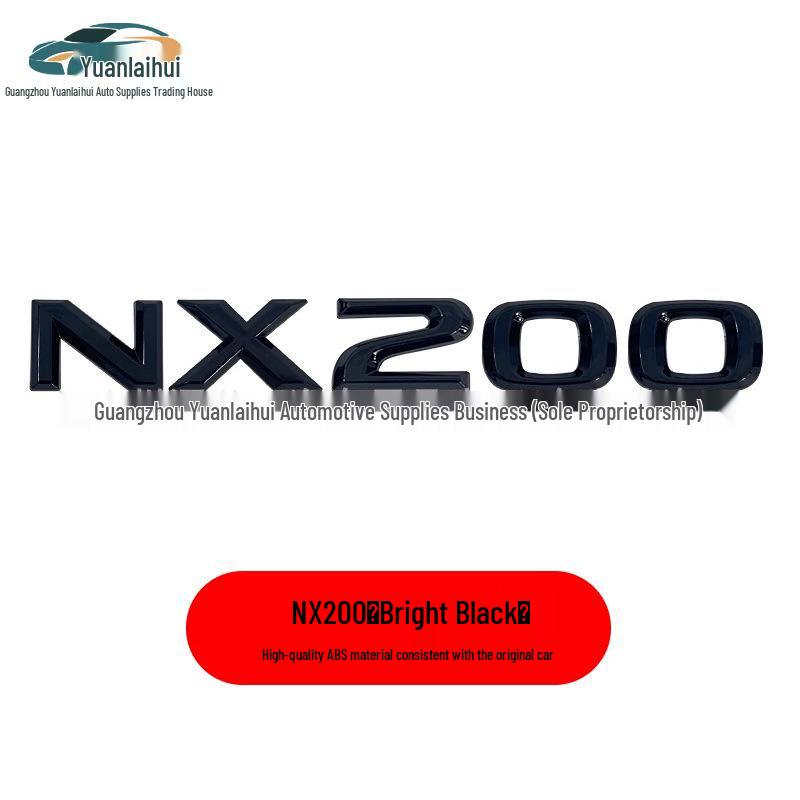 Emblème de Badge Arrière Compatible Lexus NX200/NX200t/NX300