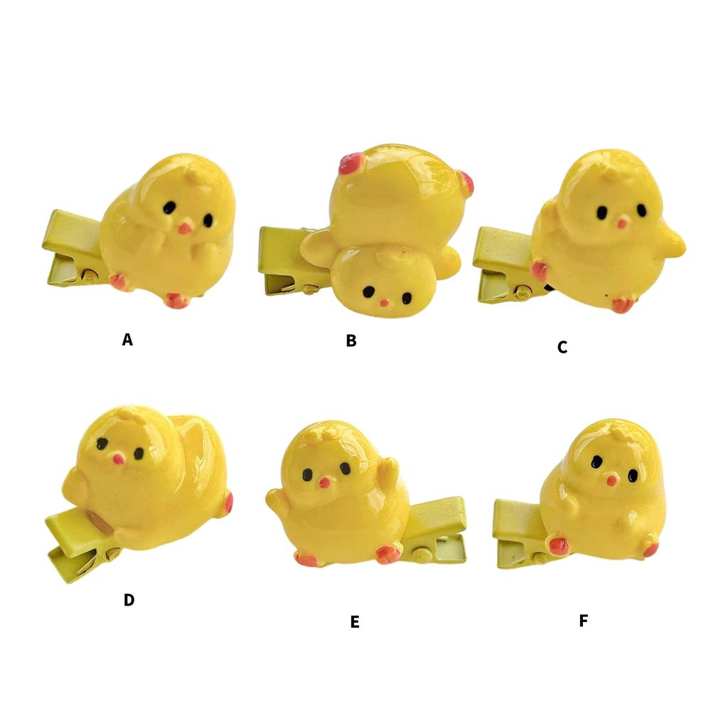 Girls Hair Clip Chicken Women Kid Hairgrips Chicken Headdress Barrettes Snail Shape Sweet 2000s Girls Hairpins