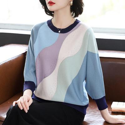 Bao Lian Duo Women's Autumn Knit Pullover Top