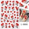 New nail art stickers ins Halloween cute flowers ghost mirror ghost bat adhesive nail stickers