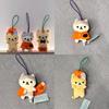Halloween Cat Plush Keychain With Pumpkin Costume For Kids And Collectors