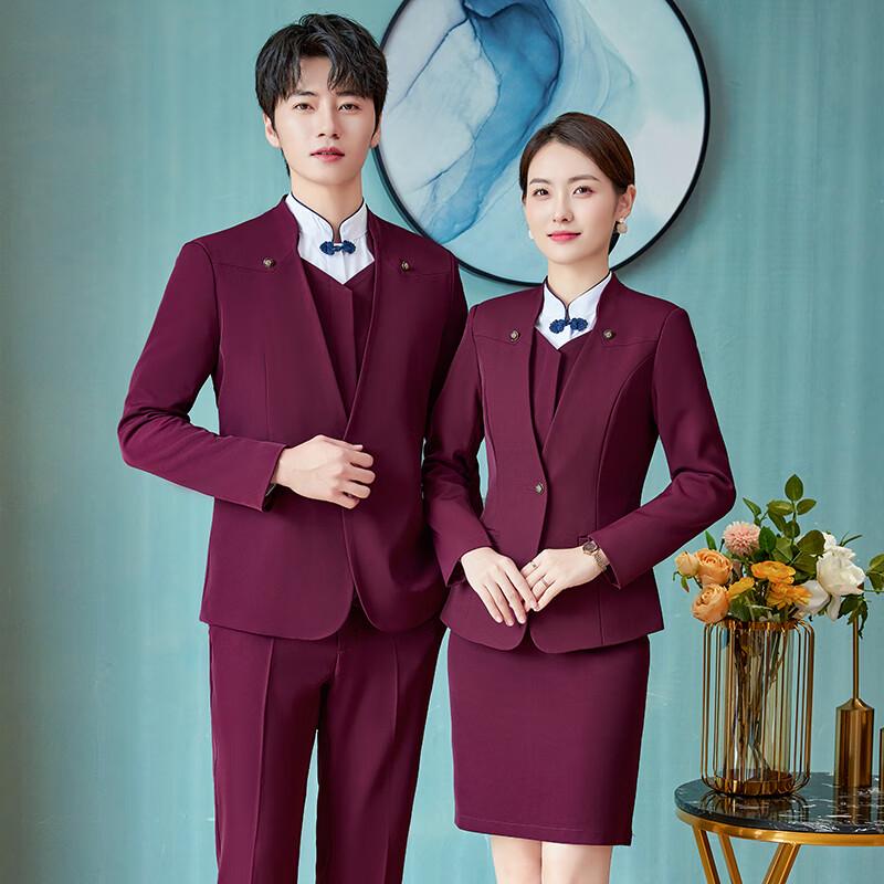 Taluoman Professional Business Uniform Suit Set