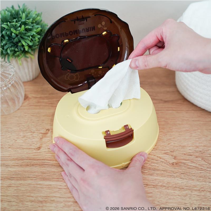 LEC Pom Purin Wet Tissue Case 99 Water 1 Piece Sanrio Non-Alcohol Daily Necessities