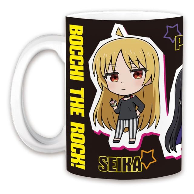 Anime [Bocchi the Rock] Mug HoshikaPA-sanKikuriFutari & Jimi Hendrix