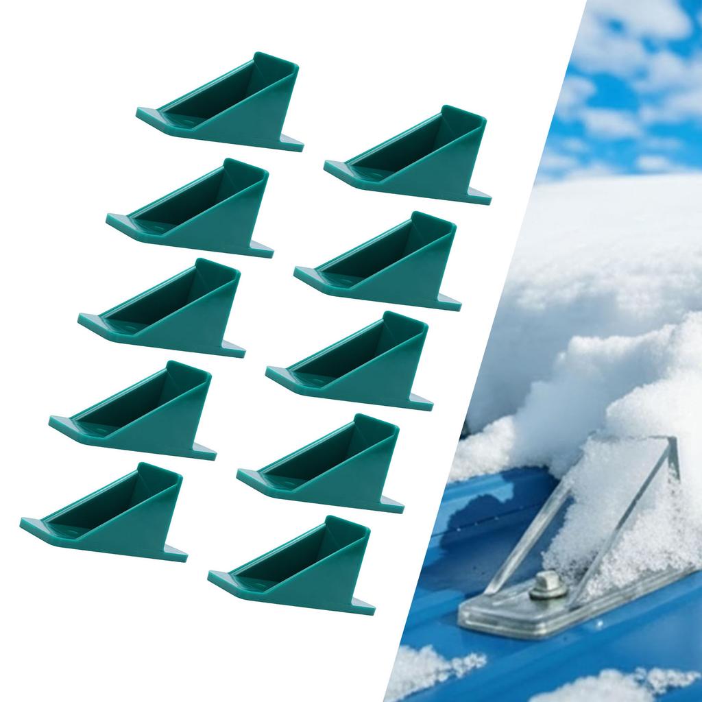 10 Pack Metal Roofs Snow Guards with Sealing Washers Screws Roof Snow Stops for RV Trailer