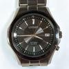 Used CITIZEN Atessa H110 Eco Drive Radio Solar Titanium Black