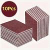 10Pcs Premium Diamond-Coated Sponge Wipes Effortless Kitchen Cleaning Magic for Pot Bottom, Rust Stainless Steel Pot, and Dish Washing