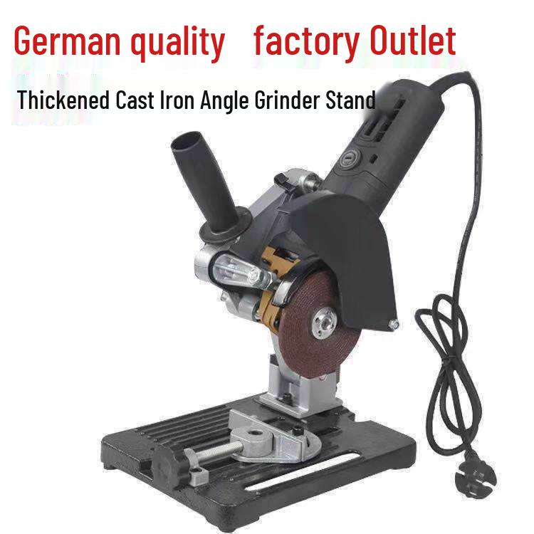 Universal Multifunctional Angle Grinder Stand: Sturdy Cutting Machine Mount
