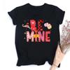 Outfit Tee FeUnisex Sleeve Tshirt Holiday Girls T Shirt Happy Valentine Print Women Shirts Valentines Party Aesthetic Clothes