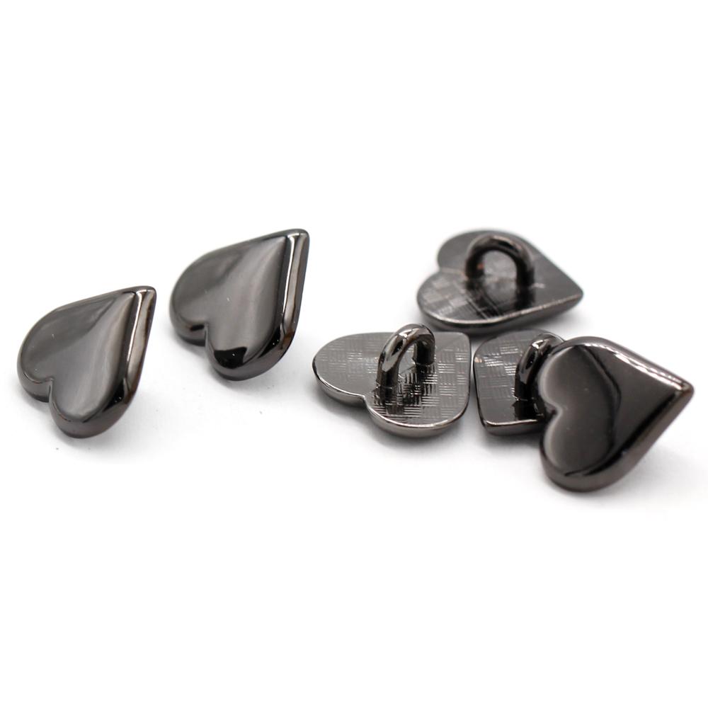 

Hengc 11 мм винтажные сердечки металлические пуговицы для рукоделия ретро рубашка блузка платье высококачественные мини швейные аксессуары 11mm 10pcs чёрный