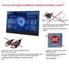 Ecran Secundar Ips Tip-C de 3,5 Inch 320*480 Afișaj Usb Pentru Pc Monitorizare Date Cpu Ram Gpu Hdd Cu Software Turzx