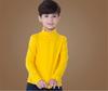 Camiseta Interior Básica de Algodón Puro de Manga Larga y Cuello Alto para Niñas Otoño/Invierno 2025