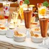 25Pcs Disposable Plastic Cups Sparkling Tall Champagne Bar Cups Flutes Transparent Toasting Cups Suitable for Wedding Parties