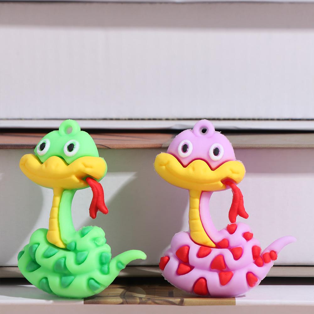 10PCS Spring Festival Snake Ornament 2025 New Year Snake Charms Cute Snake Pendant Decorations