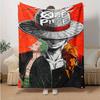 1pc One Piece Adventure Soft Throw Blanket Flannel All Season Light Weight Living Room/Bedroom Warm Blanket. M7270132