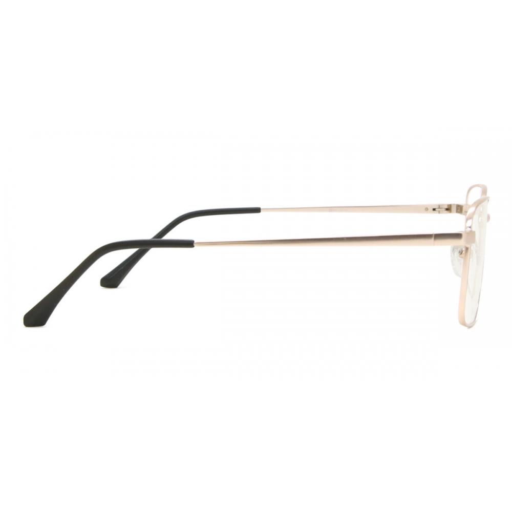 Full Rim Rectangle Matte Gold Smartbuy Collection Morph Mc93 Fashion Unisex Eyeglasses