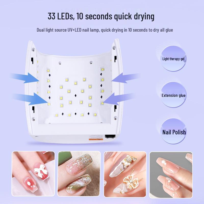 S10 Power Storage Gel Light: 66W Wireless Nail Lamp & LED Nail Dryer