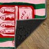 VIKAMA Sardine Can Pattern Doormat Insulating And Warm Entrance Hallway Mat Bathroom Shower Area Foot Mat Home Decor