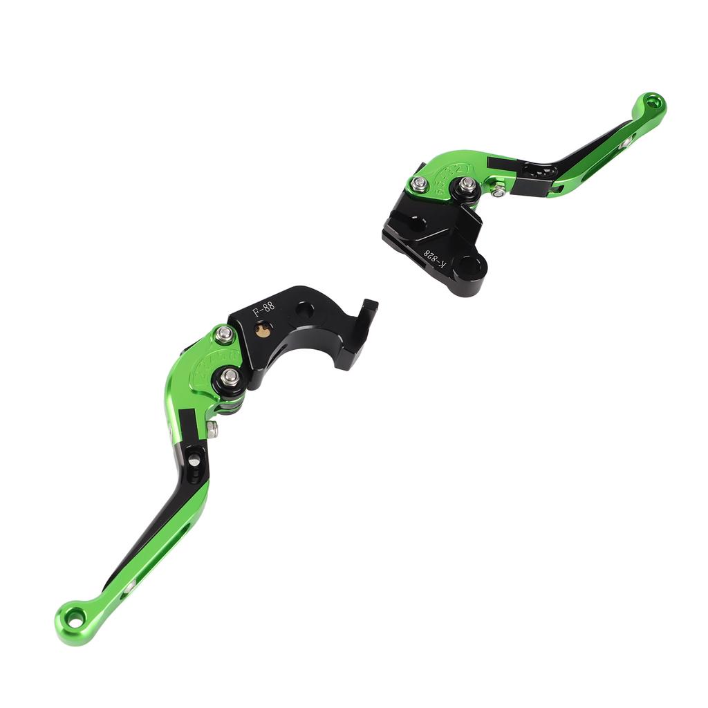 1 Pair Folding Clutch Brake Lever Aluminum Alloy 6 Level Adjustable Brake Handle Lever for Z1000