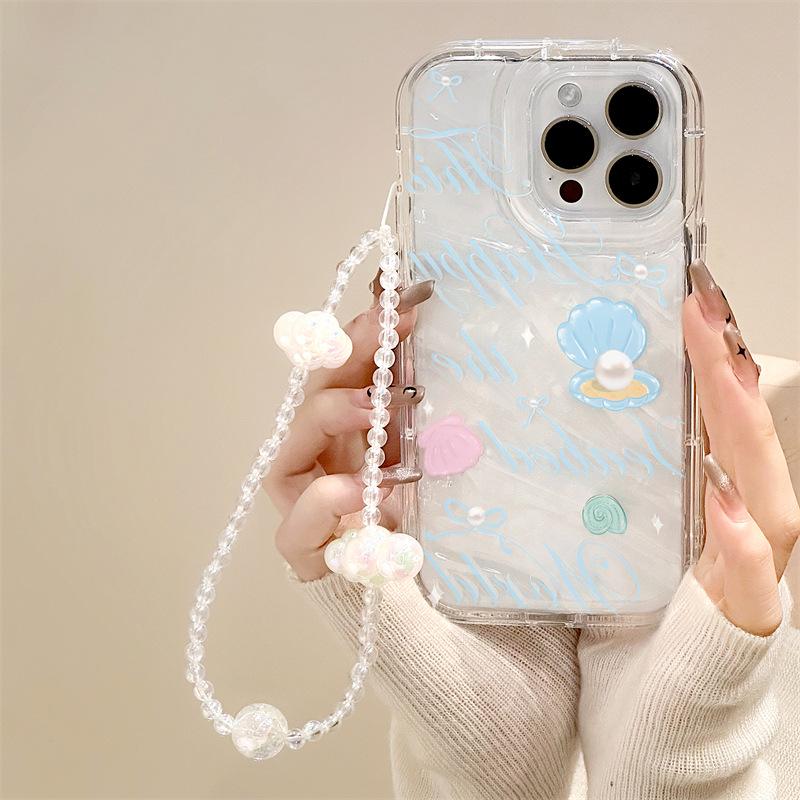 Husă Zhitai pentru iPhone 11/13/14/15Pro/16Pro Max – Carcasă Phantom cu Brățară.