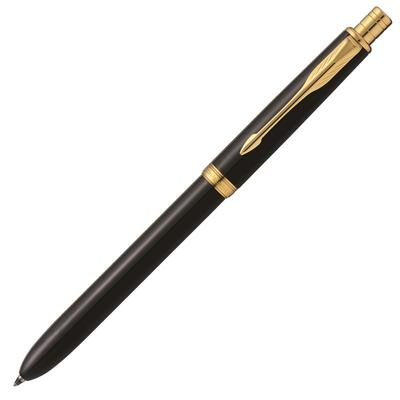 PARKER Multifunktionsstift Sonnet Rack Black GT 3in1 Kugelschreiber 2 Farben und Druckbleistift Geschenkbox Original Importprodukt S111306020 (rot