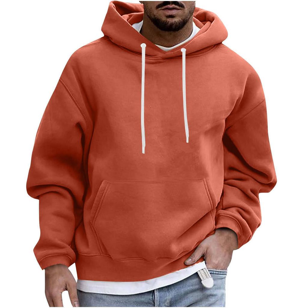 Unisex Loose Casual Fleece Pocket Hoodies - Available In Stock
