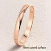 High-End Titanium Steel Geometric Bangle for Women - Light Luxury Stainless Steel Bracelet