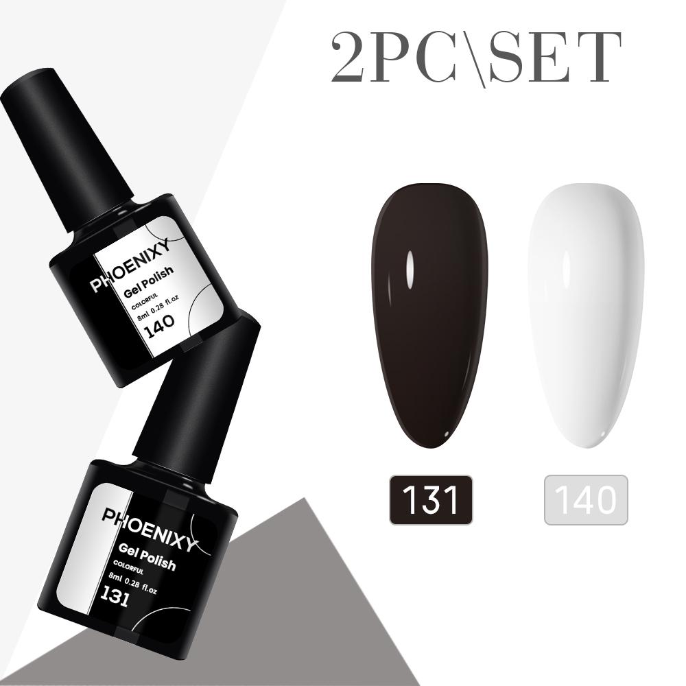 

Набор гелевых лаков для ногтей PHOENIXY, 2 шт., цветной лак для ногтей, набор гелей для замачивания, чистый цветной гель для дизайна ногтей Pic 7