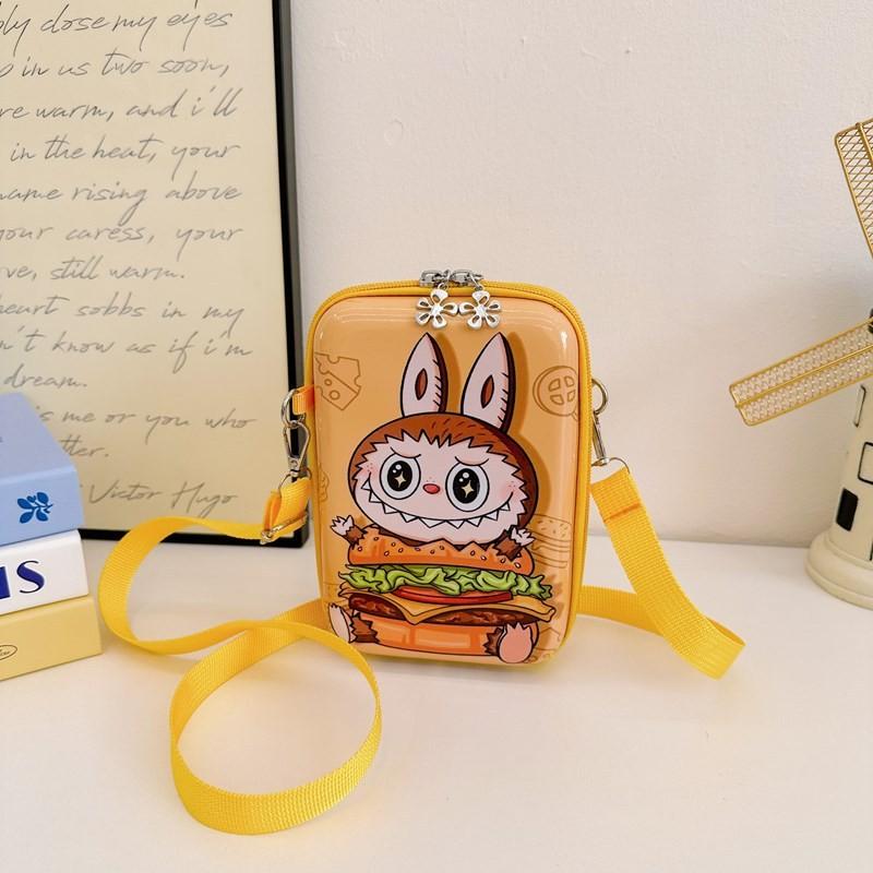 Labubu Capybara Pvc Childrens Bag With Animal Print And Cute Design For School Storage