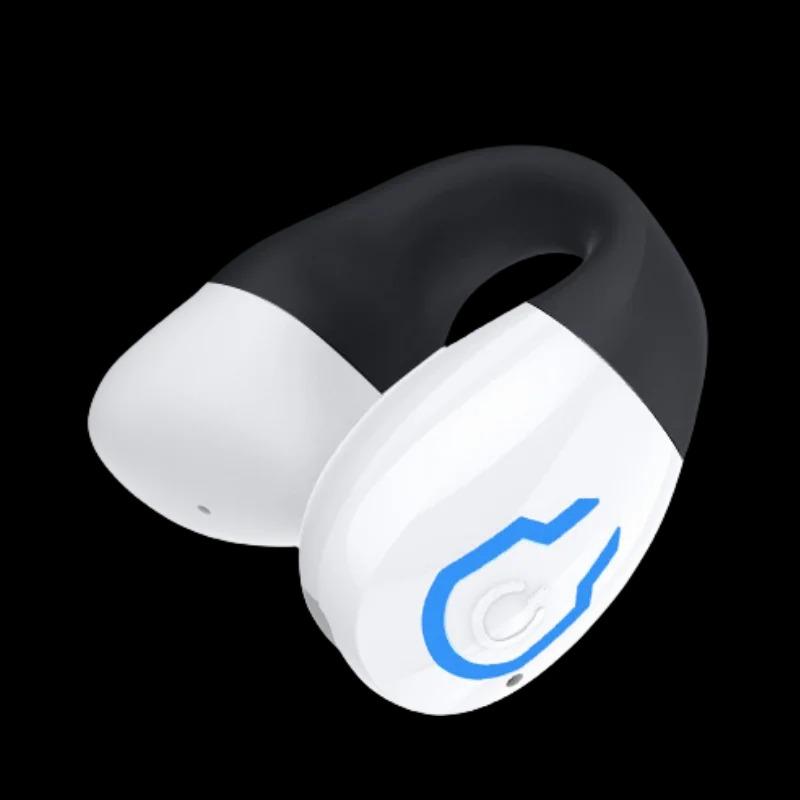 Bluetooth 5.4 Ohrhörer Kabelloser Kopfhörer Ohrclip Headset HiFi Stereo Geräuschunterdrückung Wasserdichter Ohrstöpsel