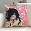 anime character Kuroki Tomoko Cushion Cover Soft  EasyWash Pillow Case  Versatile for Couch Bed Travel and Office