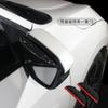 2 Car Side Rear View Mirror Rain Eyebrow Visor Bling Rhinestones Look Sun Shade Snow Guard Weather Shield Cover Auto Accessories