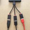 3 In 1 USB Splitter Cable, USB Power Splitter 1 Male To 3 Female USB 2.0 Adapter 1 To 3 USB Splitter USB Extension Cable